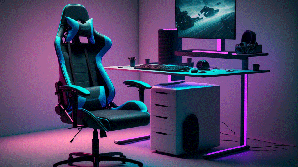 Mécanisme de réglage lombaire sur chaise gaming de qualité